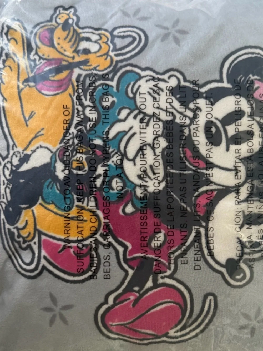 Disney printed floral minnie